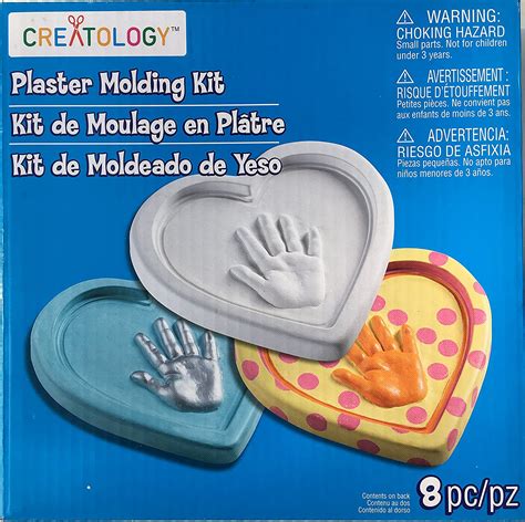 Creatology Plaster Molding Kit Heart Shape Kids Child Hand 